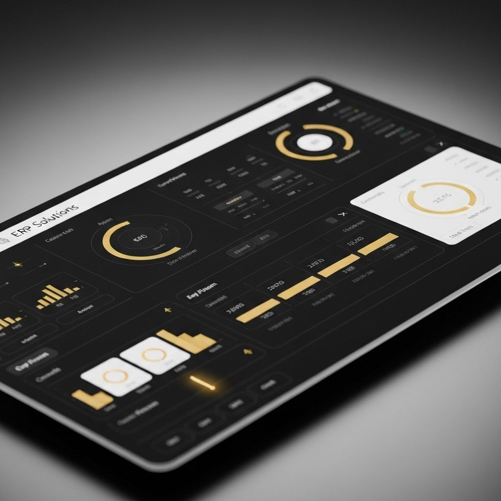 ERP solutions dashboard