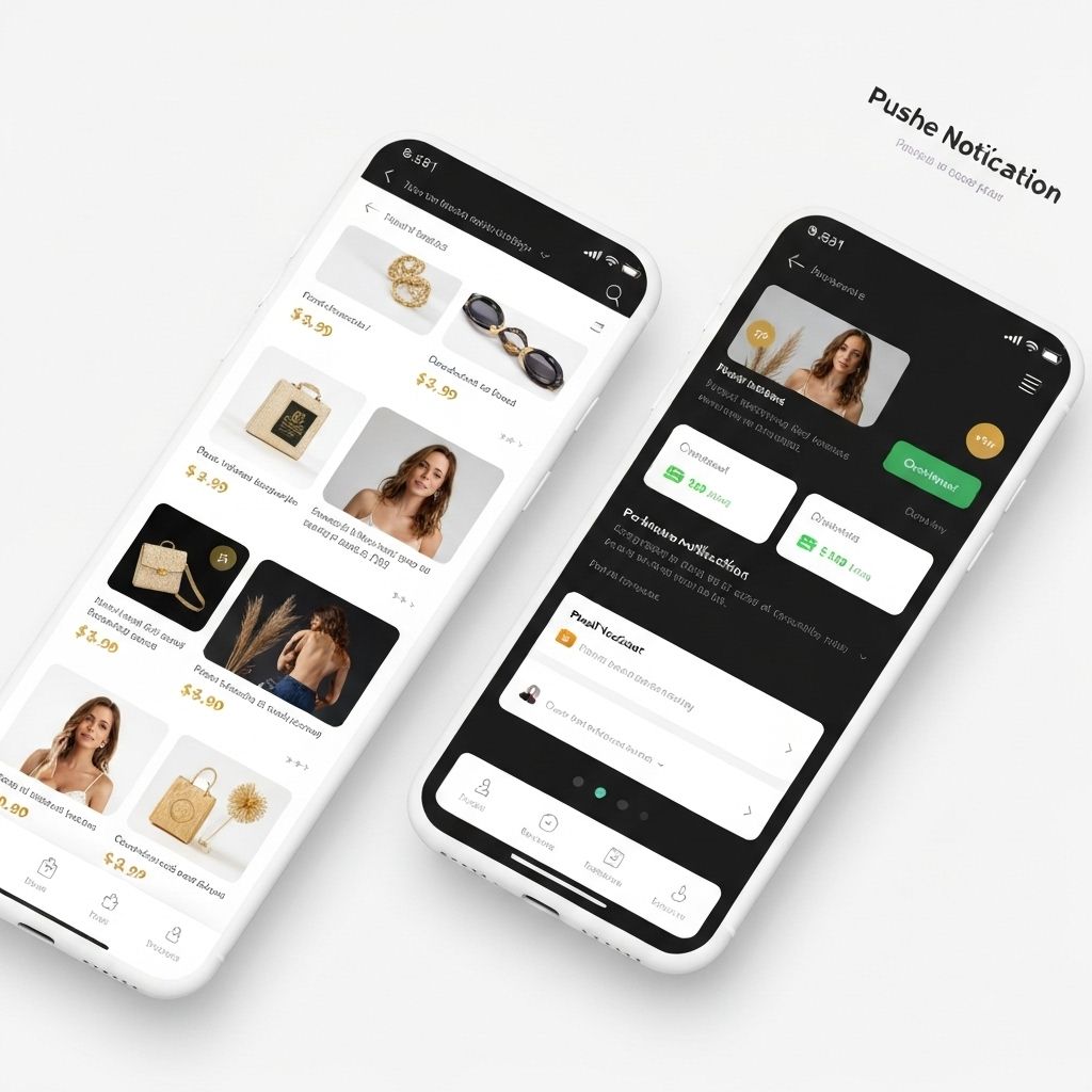 Mobile e-commerce app design